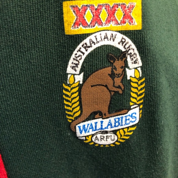SOLD Vintage Canterbury Australian Rugby Wallabies ARFU Shirt XL - Picture 5 of 7